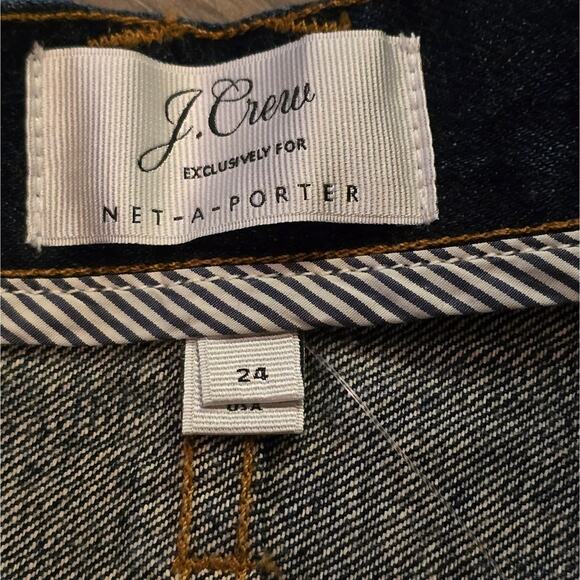 J.Crew Net-a-Porter collab collection jeans size 24 pristine New!!! - Picture 9 of 16